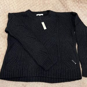 NWT Madewell Chunky Black Sweater